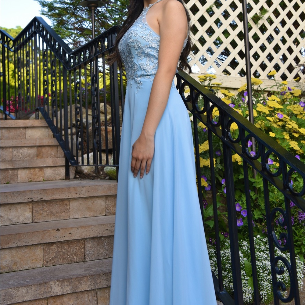 Baby Blue Prom Dress